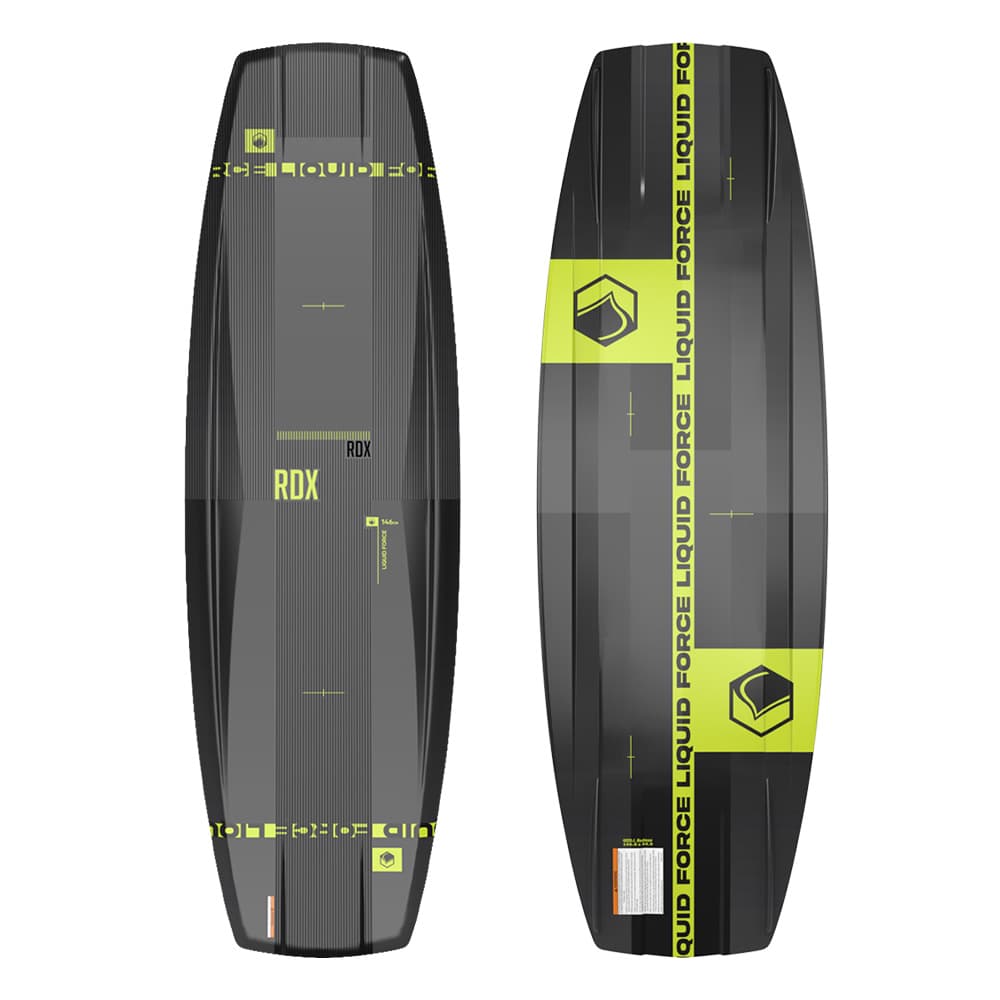 Photo of Liquid Force 2025 RDX Wakeboard, Gray/Green, Blank by Liquid Force