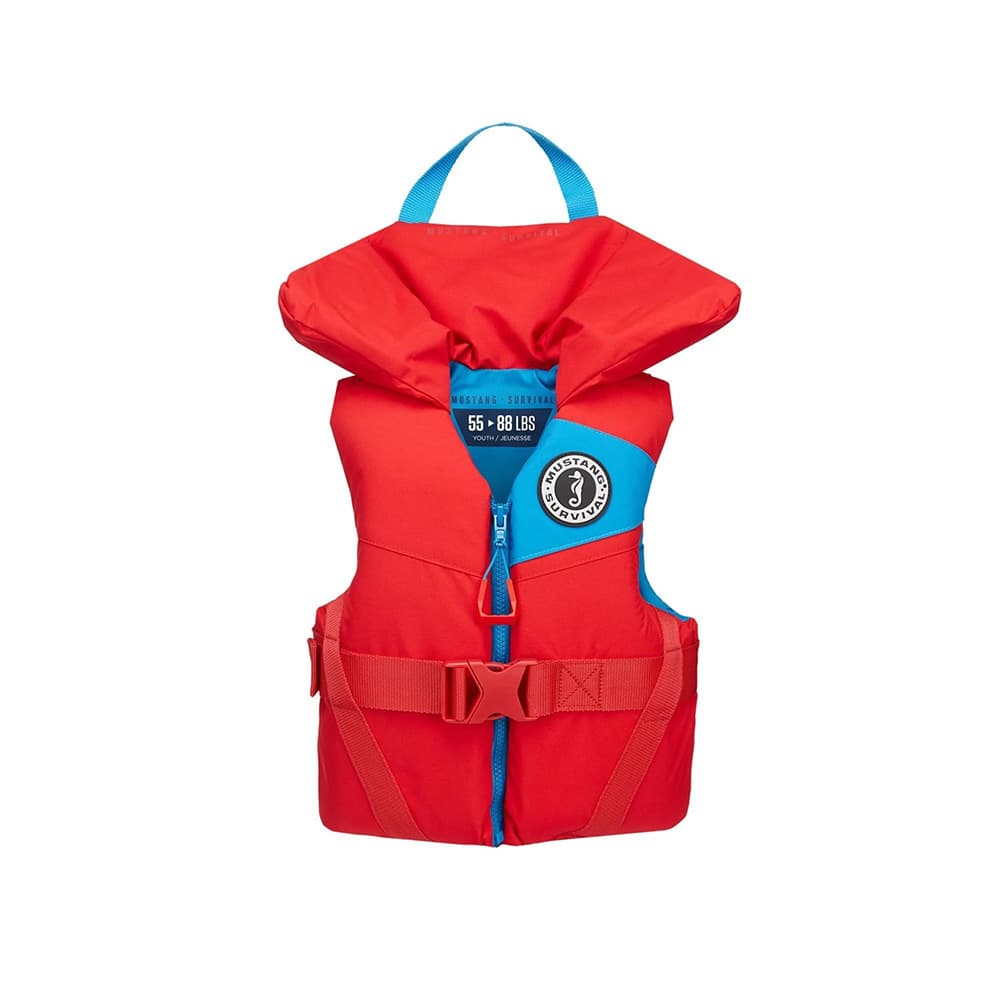 Photo of Mustang Youth Lil Legends Foam Vest - Personal Floatation Device, Life Vest, Imperial Red by Mustang Survival