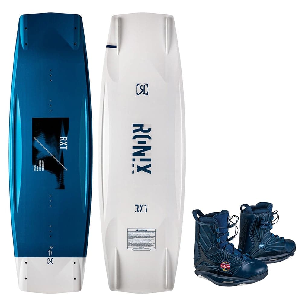 Photo of Ronix RXT Blackout Wakeboard with RXT Red Bull Bindings by Ronix