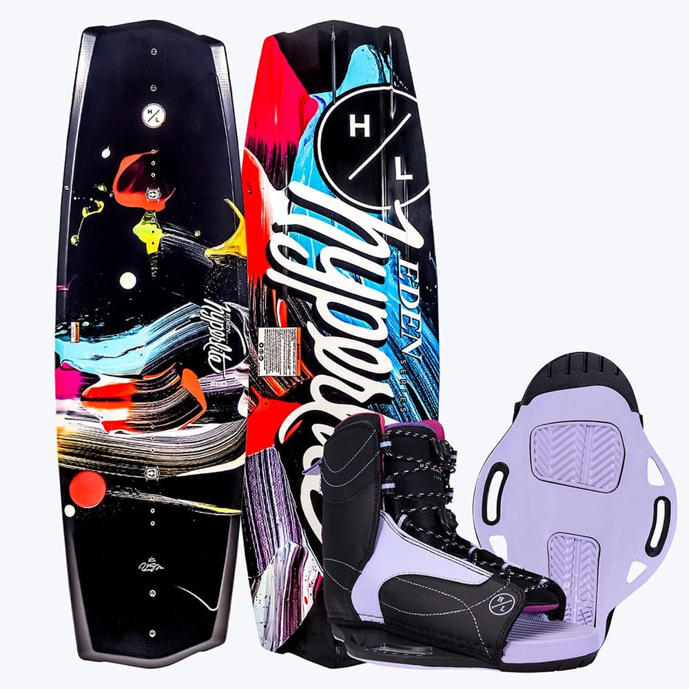 Photo of Hyperlite Eden 125 Wakeboard with Jinx Bindings (4-8.5) by Hyperlite