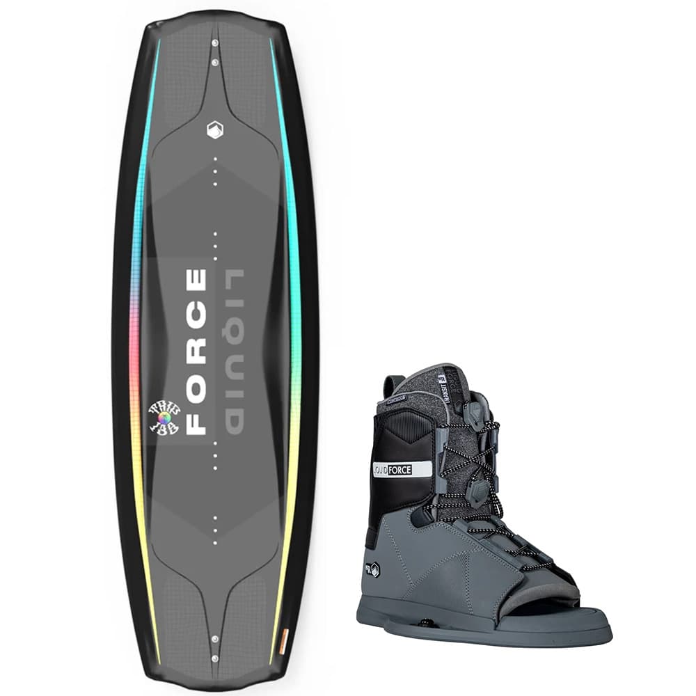Photo of Liquid Force Factory Blemish Trip Wakeboard with Transit Bindings by Liquid Force