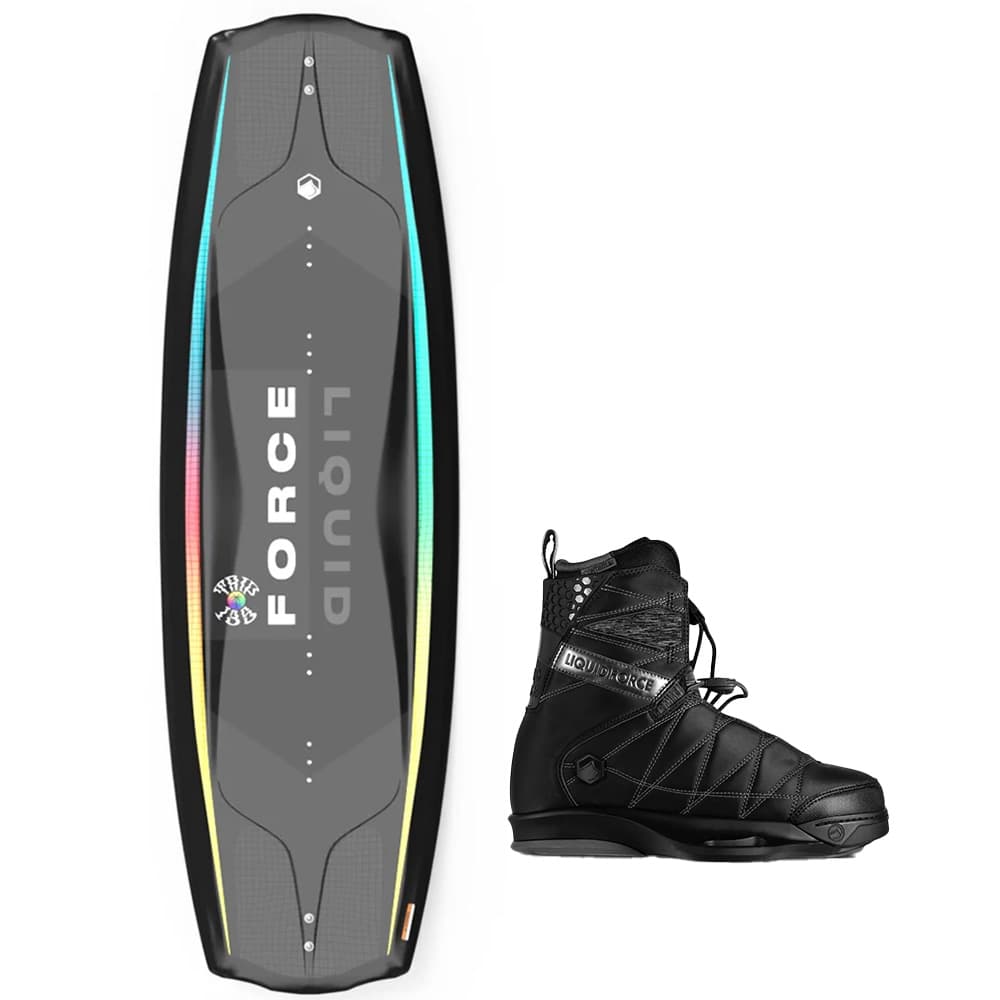 Photo of Liquid Force Factory Blemish Trip Wakeboard with Classic 6X OT Bindings by Liquid Force
