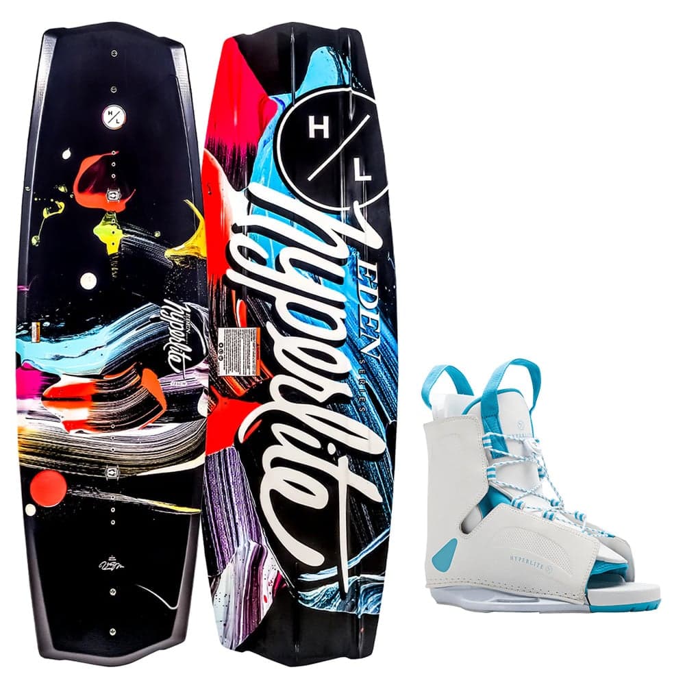 Photo of Hyperlite Eden w/ Allure One-Size Boots Ladies Wakeboard Combo by Hyperlite
