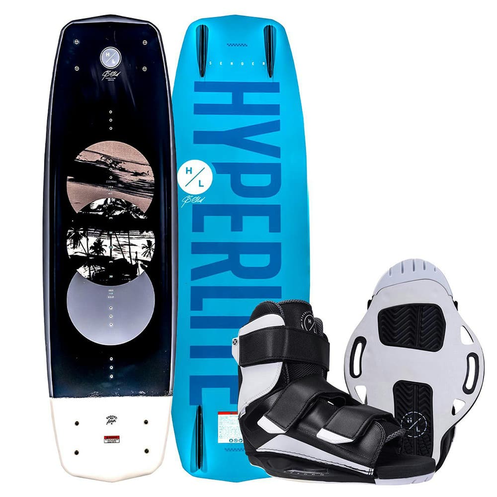 Photo of Hyperlite Sender Wakeboard with Formula Bindings by Hyperlite