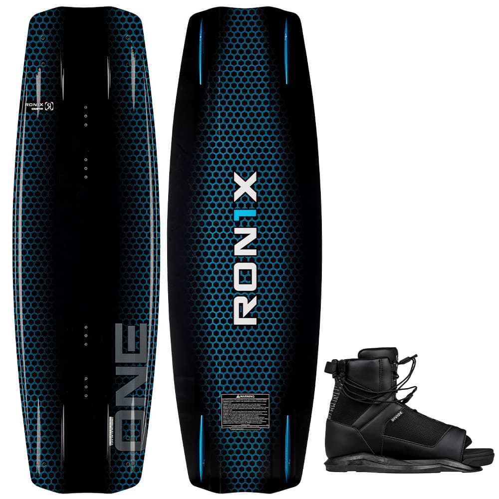Photo of Ronix One Blackout Men's Wakeboard with Divide Boots by Ronix
